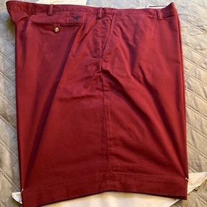 Burgundy colored Casual Golf short by Ralph Lauran